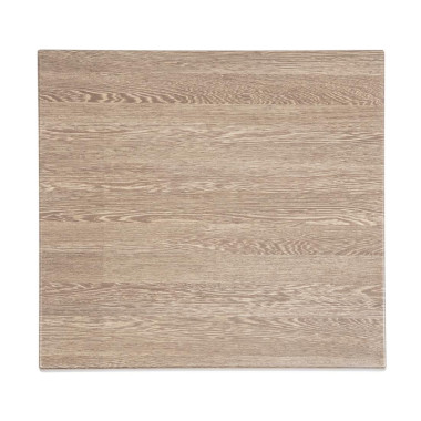 Plateau de table carré effet bois vieilli 700mm - Bolero