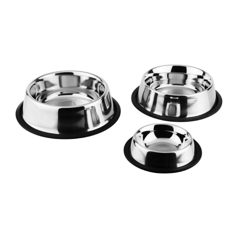 Grande gamelle pour chien en inox 230mm - Bolero