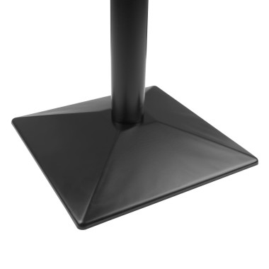 Table ronde Complete effet bois foncé 600mm - Bolero