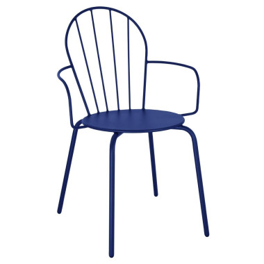 Fauteuils Adeline bleu marine (lot de 4) - Bolero