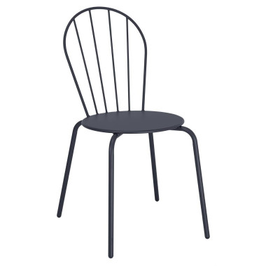 Chaises Adeline bleu ardoise (lot de 4) - Bolero
