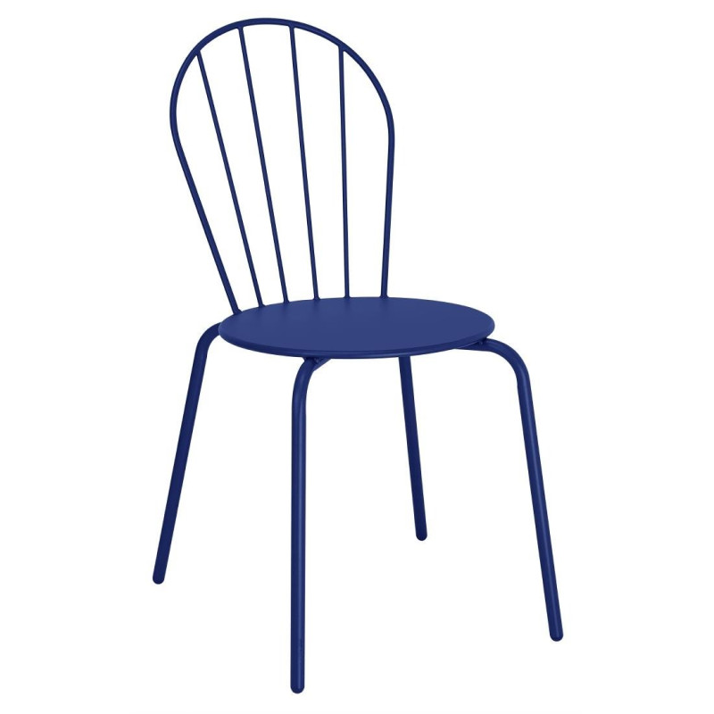 Chaises Adeline bleu marine (lot de 4) - Bolero