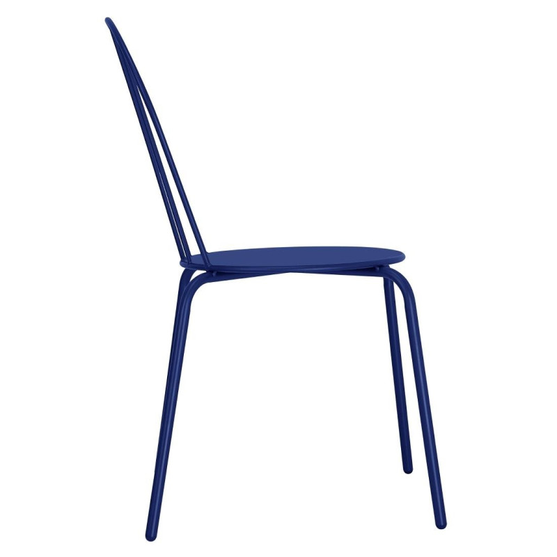 Chaises Adeline bleu marine (lot de 4) - Bolero