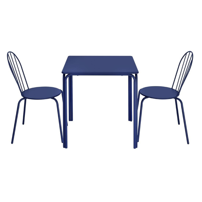 Chaises Adeline bleu marine (lot de 4) - Bolero