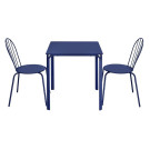 Chaises Adeline bleu marine (lot de 4) - Bolero