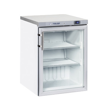 Congélateur 200L porte en verre thermostat numérique alarme 2 étagères -21° à -18°C - Cool Head  au meilleur prix sur Restock CH
