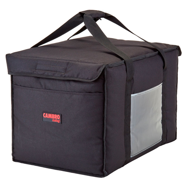 Sac de livraison pliable isotherme pour récipients GN 1/1 - 53.5 x 35.5 x 35.5 cm - Noir - Lot de 4 - Cambro  au meilleur prix s