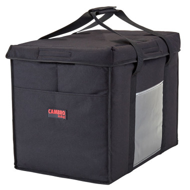 Sac de livraison isotherme pliable pour récipients GN 1/1 - 53.5 x 35.5 x 43 cm - Noir - Lot de 4 - Cambro  au meilleur prix sur