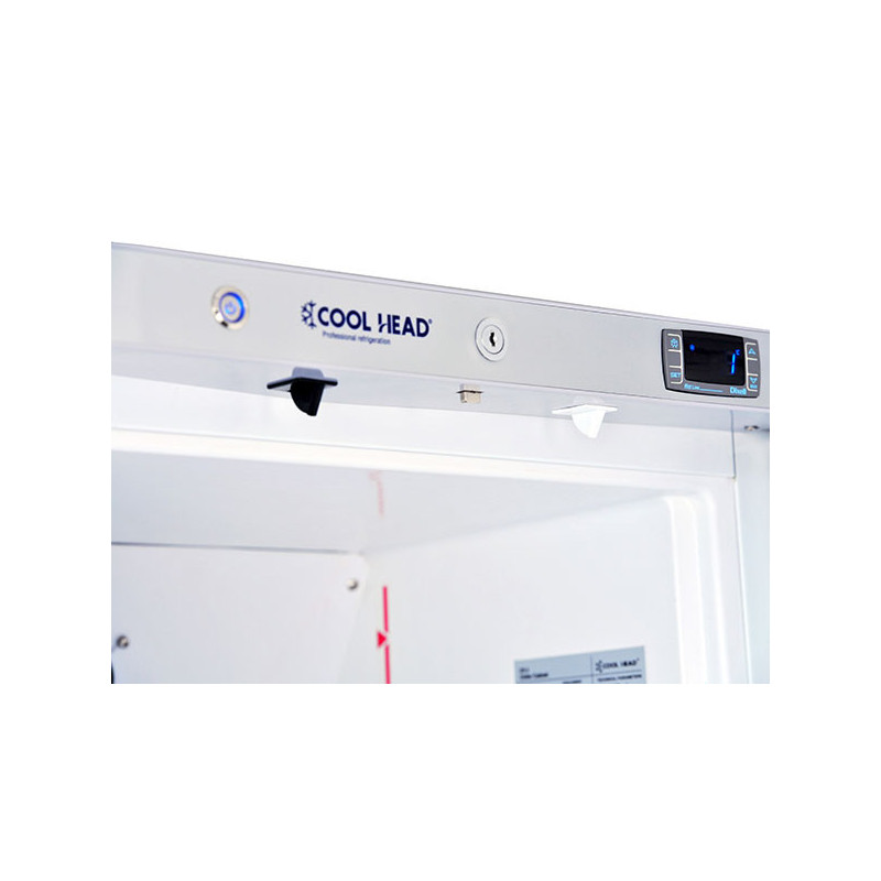 Congélateur 200L porte en verre avec thermostat numérique et alarmes - CNXG 2 - Cool Head  au meilleur prix sur Restock CHR