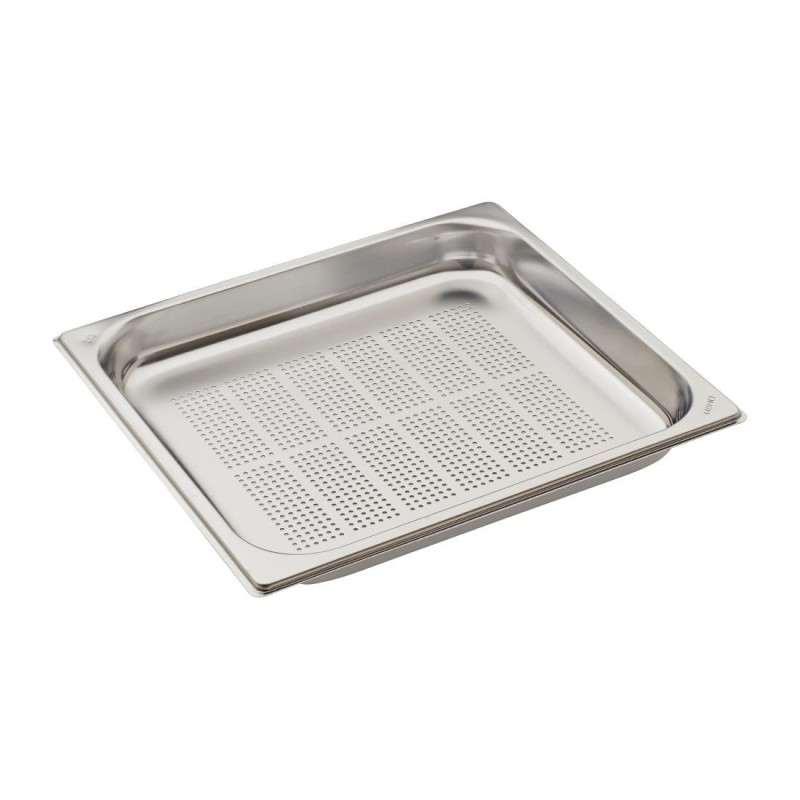 Bac inox perforé GN 2/3 profondeur 40mm - Gastro M