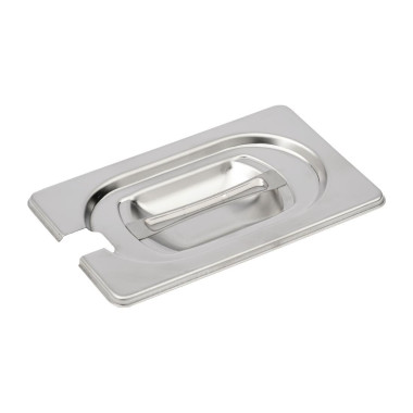 Couvercle inox avec encoche GN 1/9 - Gastro M