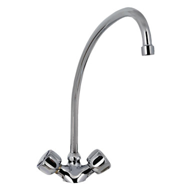 Robinet mélangeur monotrou standard 2 robinets col 200mm - Gastro M