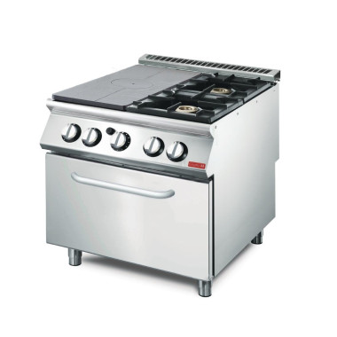 Plaque coup de feu 2 feux vifs sur four gaz 70/80 TPPCFG - Gastro M