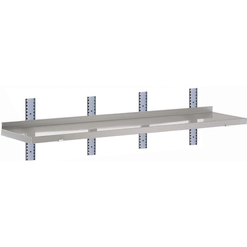 Crémaillère inox pour équerres DS453 625mm - Gastro M