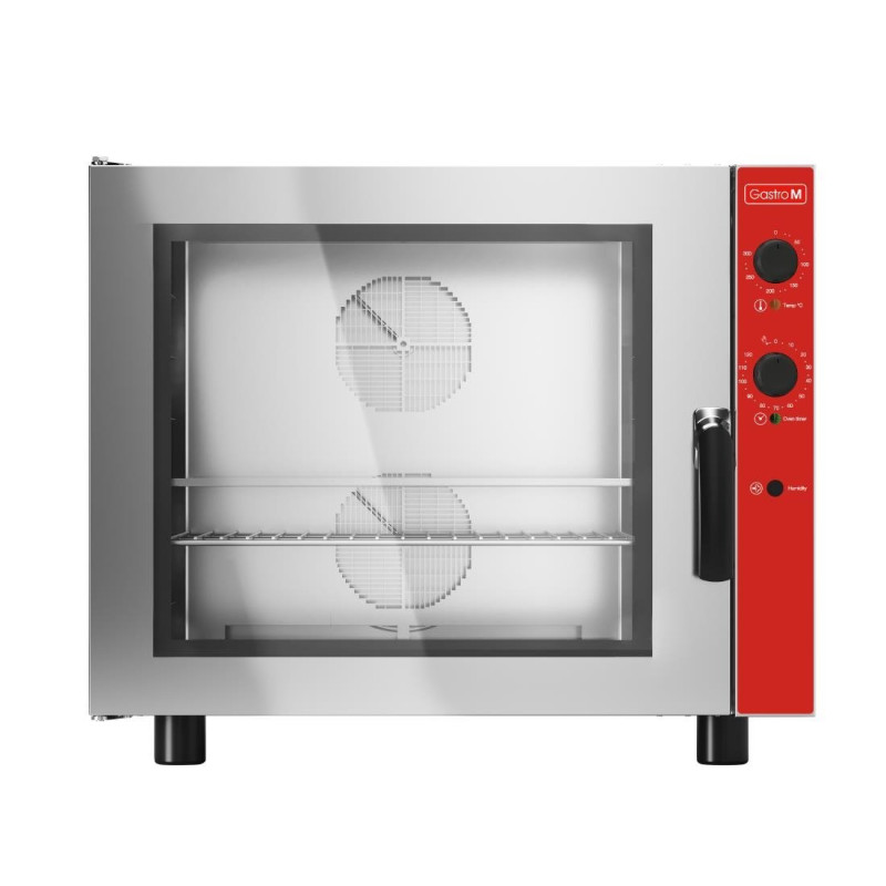 Four électrique à convection 6 niveaux avec humidificateur 400V - Gastro M