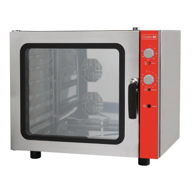 Four électrique à convection 6 niveaux avec humidificateur 400V - Gastro M
