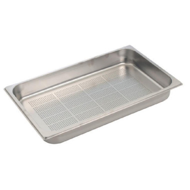 Bac inox perforé GN1/1 55mm - Gastro M