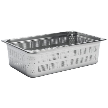 Bac inox perforé GN1/1 150mm - Gastro M