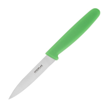 Couteau d office vert 7,5 cm - Hygiplas
