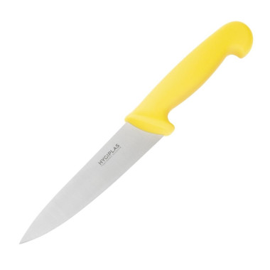 Couteau de cuisine jaune 155mm - Hygiplas