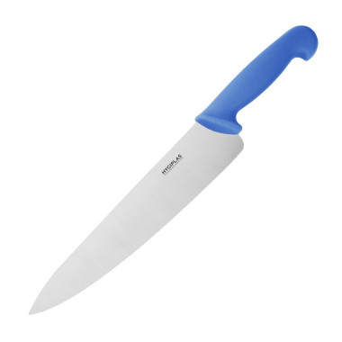 Couteau de cuisine bleu 255mm - Hygiplas
