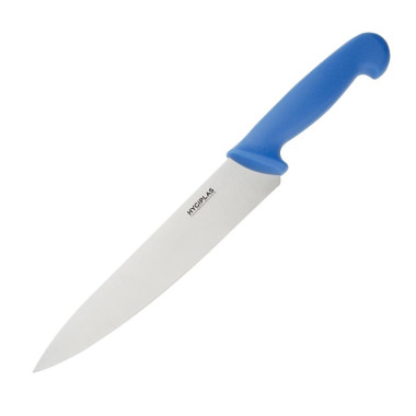 Couteau de cuisine bleu 218mm - Hygiplas