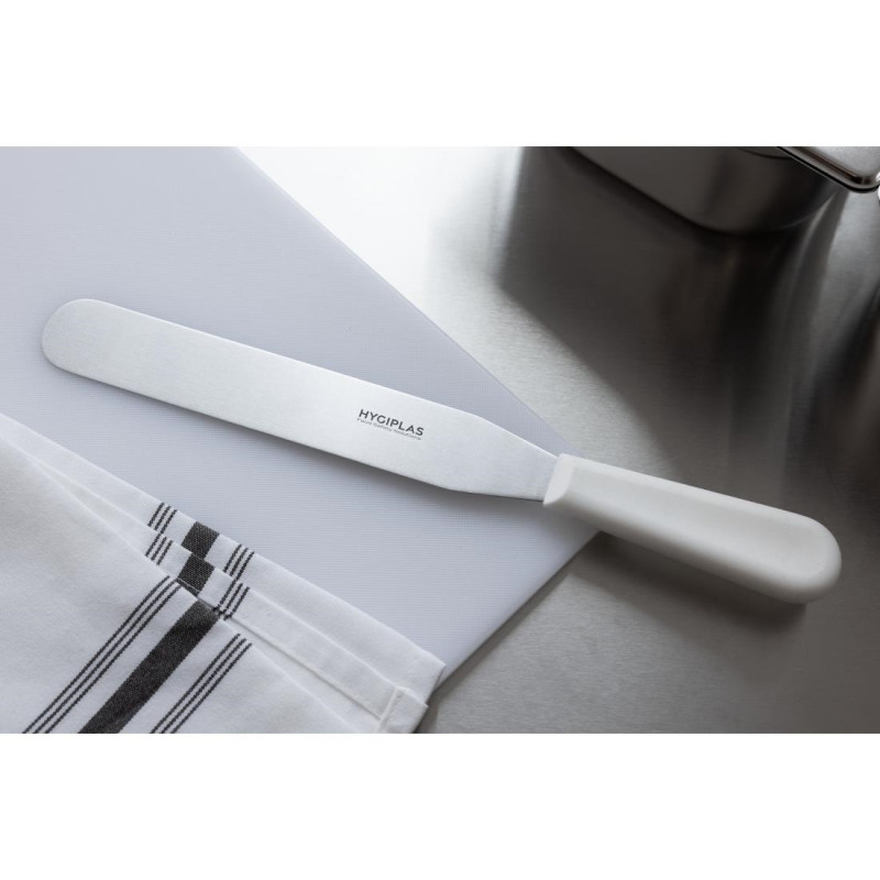 Couteau spatule droit blanc 203mm - Hygiplas