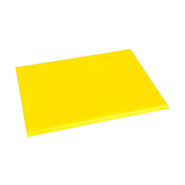 Petite planche à découper haute densité jaune - Hygiplas
