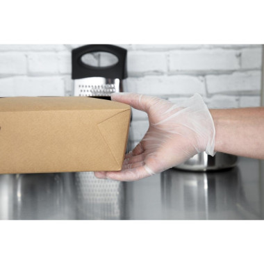Gants en vinyle non poudrés S (lot de 100) - Hygiplas