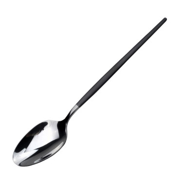 Cuillères de table noires Soprano (lot de 12) - AMEFA