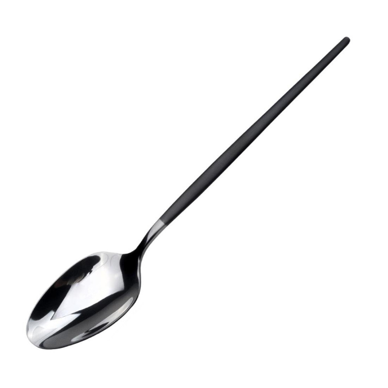 Cuillères de table noires Soprano (lot de 12) - AMEFA