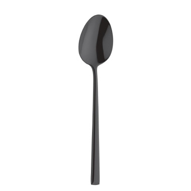 Cuillères à dessert Metropole PVD noires (lot de 12) - AMEFA