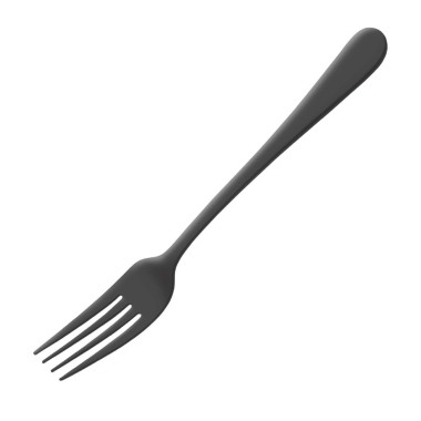 Fourchettes de table Austin noires (lot de 12) - AMEFA