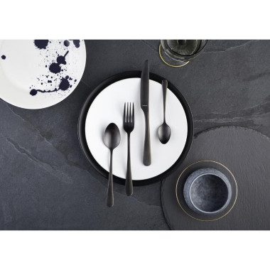 Fourchettes de table Austin noires (lot de 12) - AMEFA