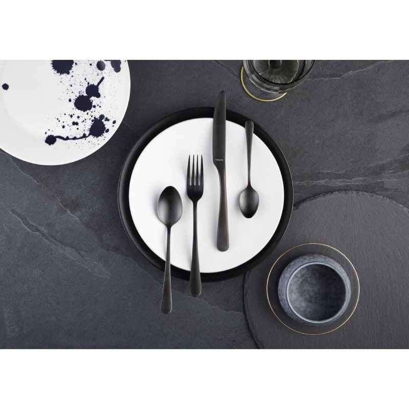 Fourchettes de table Austin noires (lot de 12) - AMEFA