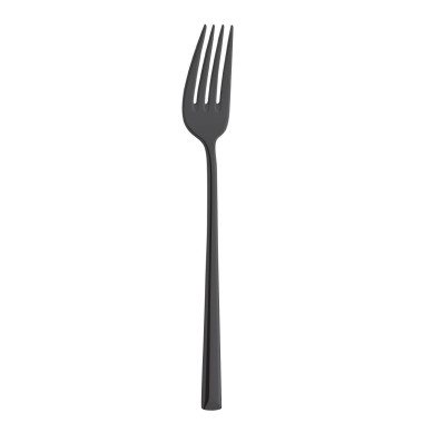 Fourchettes de table Metropole PVD noires (lot de 12) - AMEFA