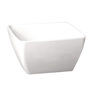 Bol carré en mélamine Pure blanc 125mm - 125 x 125 x 65 mm - APS
