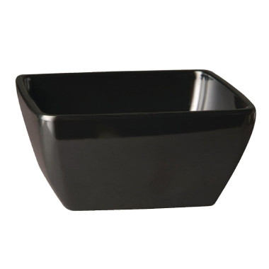 Bol carré en mélamine Pure noir 90mm - 90 x 90 x 40 mm - APS