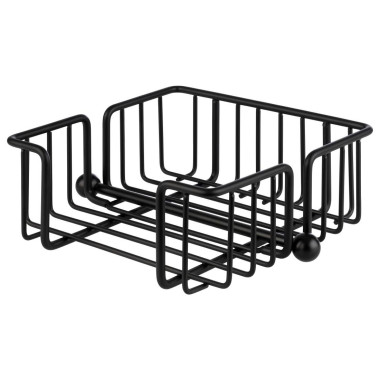 Porte-serviettes Urban noir - 190 x 75 x 190 mm - APS