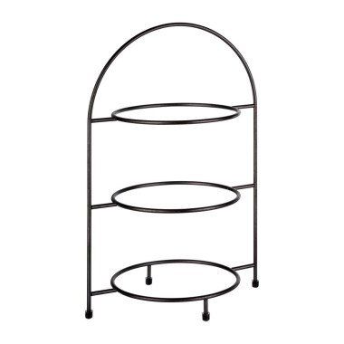 Présentoir 3 assiettes Industrial - 195 x 430 x 290 mm - APS