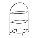Présentoir 3 assiettes Industrial - 195 x 430 x 290 mm - APS