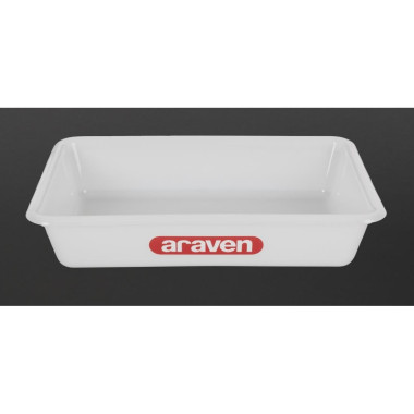 Bac alimentaire peu profond transparent 300mm - 300 x 205 x 60 mm - ARAVEN