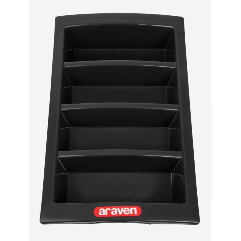 Bac à couverts empilable - 530 x 325 x 100 mm - ARAVEN