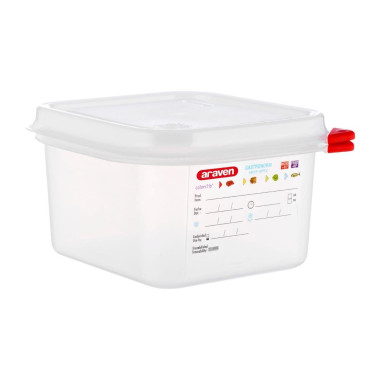 Boîte alimentaire 1,7L (Lot de 4) - 176 x 162 x 100 mm - ARAVEN