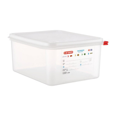 Boîte alimentaire GN1/2 12,5L (Lot de 4) - 265 x 200 x 325 mm - ARAVEN