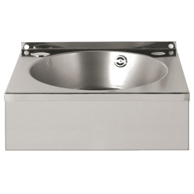 Lave-mains inox - 384 x 333 x 138 mm - BASIX