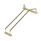 Support verres à pied en laiton poli 255mm - 115 x 255 x 36 mm - BEAUMONT