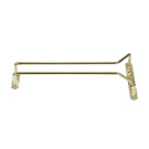 Support verres à pied en laiton poli 255mm - 115 x 255 x 36 mm - BEAUMONT
