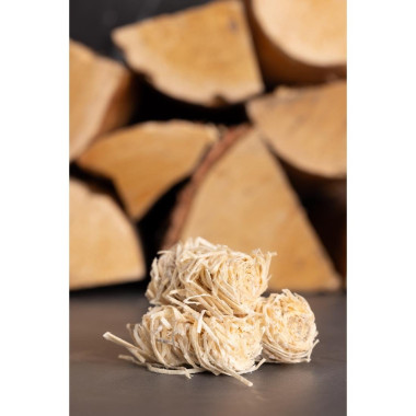 Allume-feu en laine de bois naturel Woodies 2Kg - 330 x 230 x 150 mm - BIG K