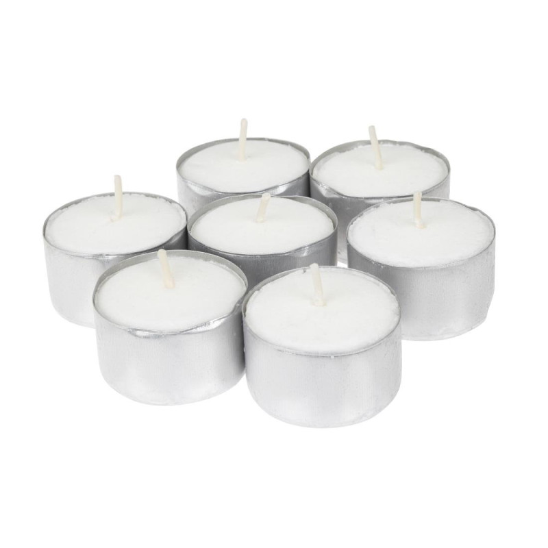 Bougies chauffe-plat professionnelles 8 heures (lot de 90) - 235 x 375 x 65 mm - BOLSIUS